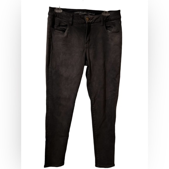 American eagle black jeggings